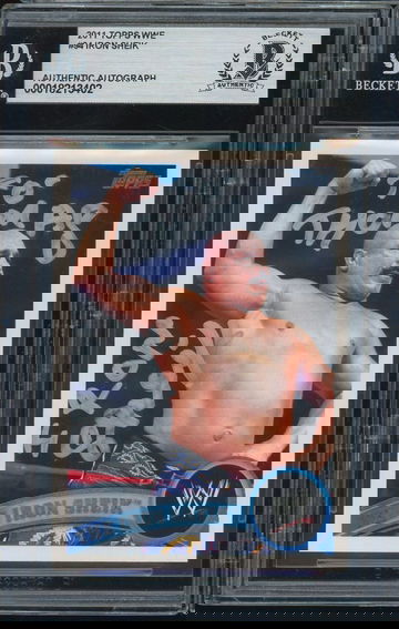 IRON SHEIK 2011 TOPPS WWE AUTO AUTOGRAPH SIGNED BAS BECKETT