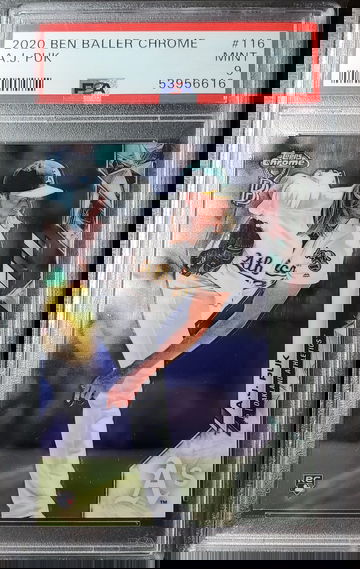 2020 Ben Baller Chrome A.J. Puk Rookie PSA Mint 9