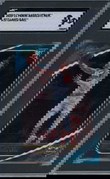 2020-21 Panini Absolute Memorabilia LaMelo Ball Hornets Base RC Rookie #12 SGC 9