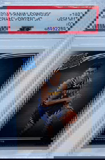 2018 Panini Donruss Michael Porter Jr #182 PSA 10 GEM MINT