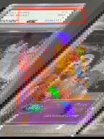 2001 Etopps Kobe Bryant psa 9 