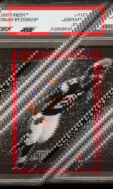 2007 Finest Adrian Peterson #112 PSA 10 [FT-2C.7]