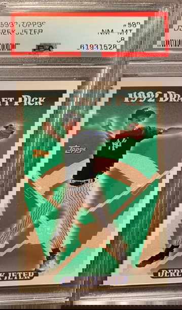 Derek Jeter 1993 Topps PSA 8