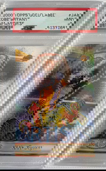 2000 Topps Gold Label Kobe Bryant Jam Artists PSA 9