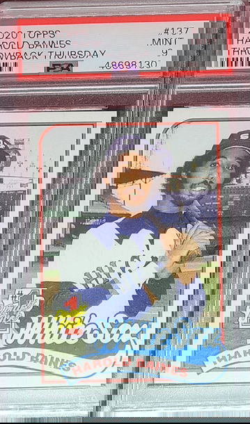 2020 Topps #137 Throwback Thursday Harold Baines PSA Mint 9