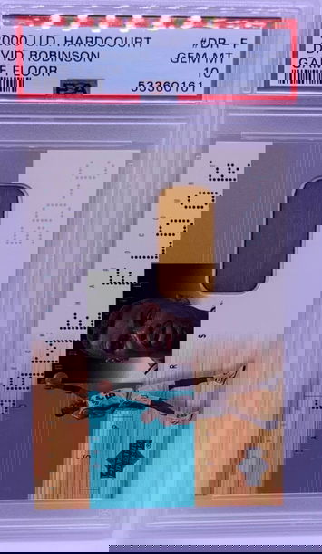 2000 U.D. HARDCOURT DAVID ROBINSON GAME FLOOR PSA 10