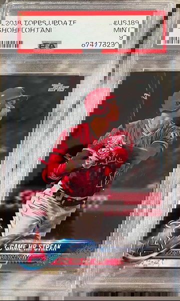 Shohei Ohtani 2018 Topps Update US189 PSA 9