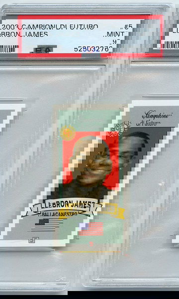 2003 CAMPIONI DI FUTURO LEBRON JAMES #5 PSA 9 MINT