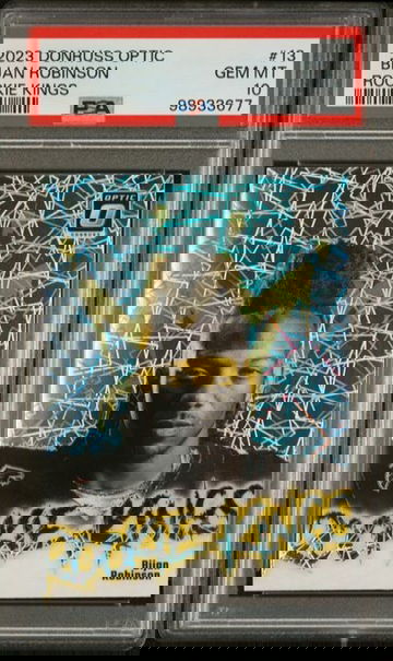 2023 Panini Donruss Optic Rookie Kings Bijan Robinson PSA 10