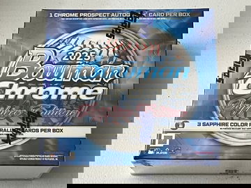2025 Bowman Chrome Sapphire Edition Baseball FACTORY SEALED Box