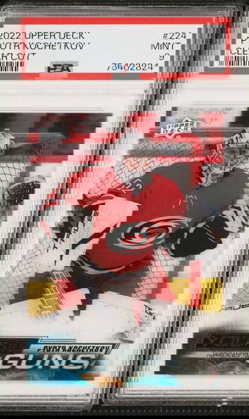 2022 Upper Deck Pyotr Kochetkov #224 Clear Cut PSA 9
