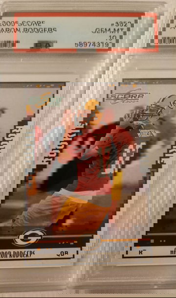 2005 Score Aaron Rodgers PSA 10