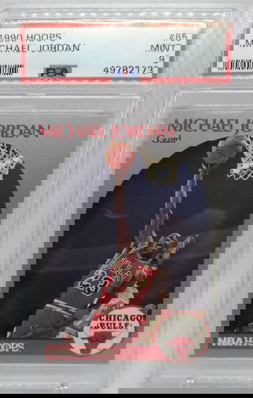 1990 Hoops Michael Jordan #65 PSA 9