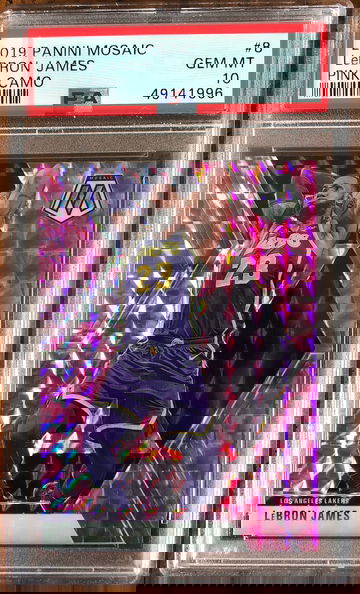 2019 Panini Mosaic Lebron James Pink Camo