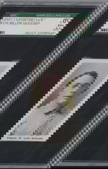 1910 Sporting Life M116 Miller Huggins SGC 70 Ex plus