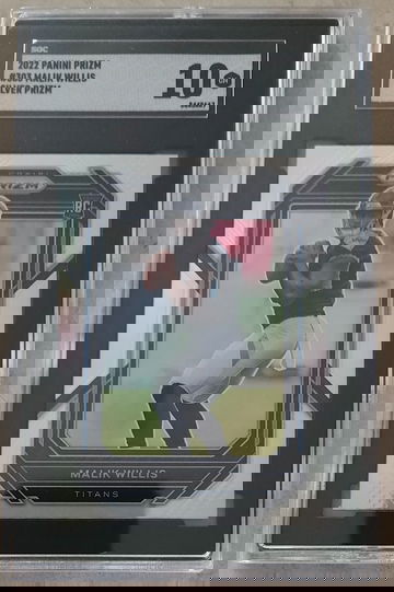 Malik Willis RC⚡️2022 Prizm Silver #303 SGC 10 💎 GEM