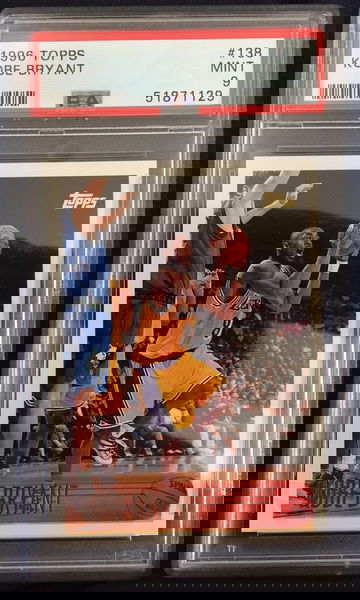 1996 Kobe Bryant Topps Rookie PSA 9