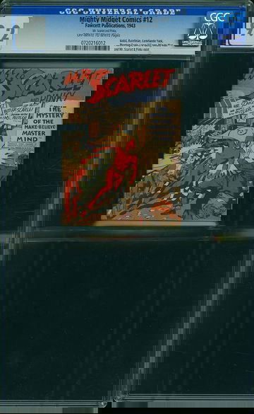 MIGHTY MIDGET COMICS #12, CGC 9.2 NM-