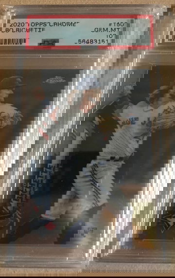 2020 topps chrome bo bichette psa 10
