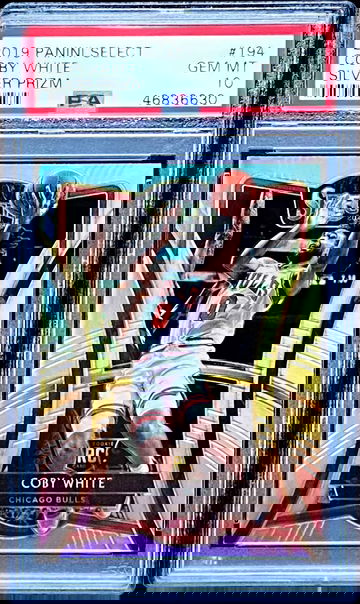 Coby White RC Select Silver Premier PSA 10