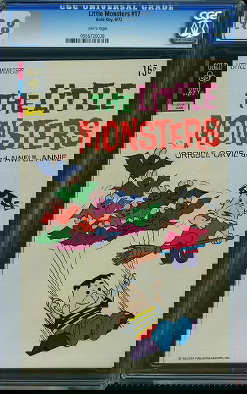 LITTLE MONSTERS #17, CGC 9.8 NM/MT -- HIGHEST GRADED