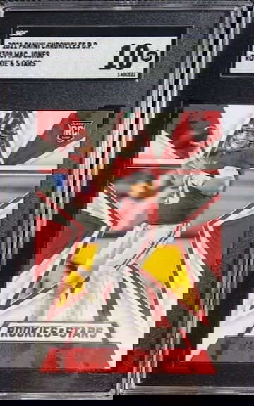 2021 Panini Chronicles DP #309 Mac Jones Rookies & Stars RC SGC 10 Gem Mint