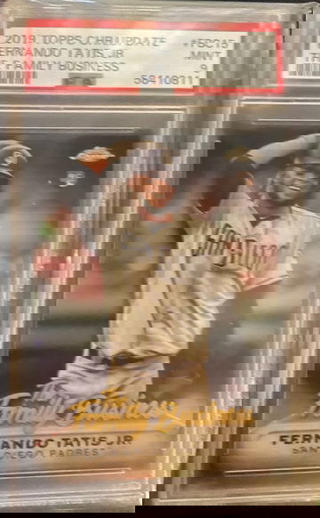 2019 Topps Chrome Update Fernando Tatis Jr. Family Business PSA 9 Rookie