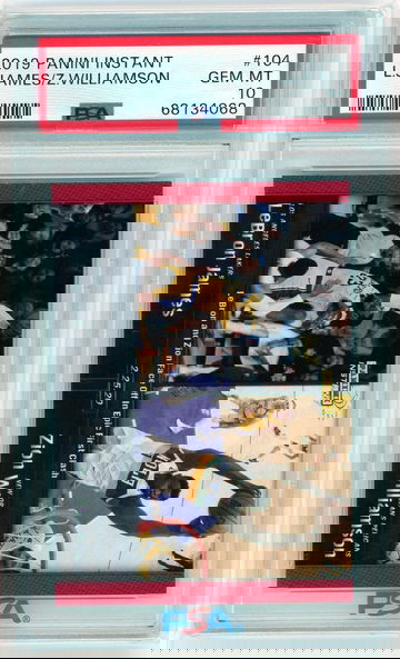 2019 Panini Instant LeBron James/Zion Williamson #104 PSA 10