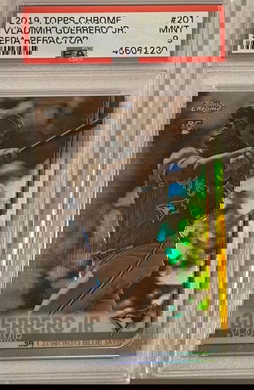2019 Topps Chrome Sepia Refractor Vladimir Guerrero JR. PSA 9