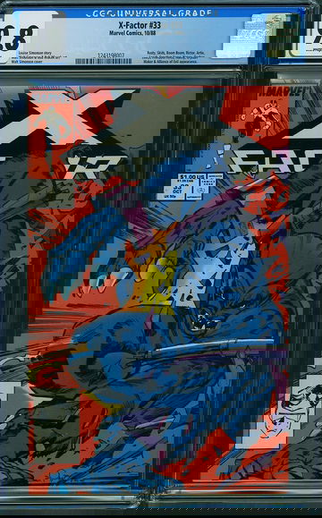 X-FACTOR #33, CGC 9.8 NM/MT -- HIGHEST GRADED