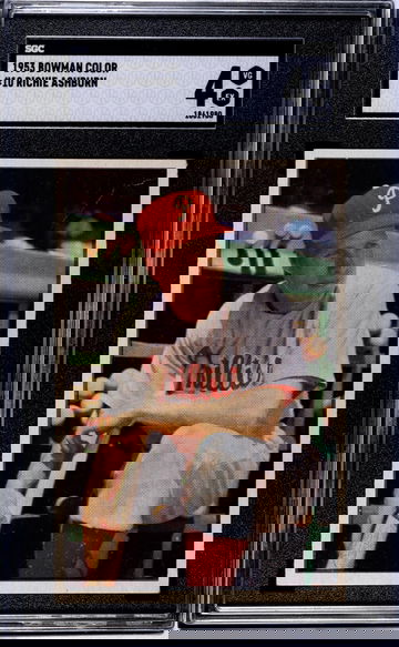 1953 Bowman Color Richie Ashburn #10 SGC 4