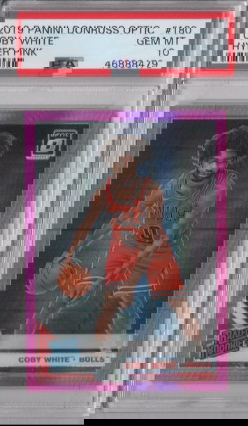 2019 Optic Coby White Hyper Pink PSA 10
