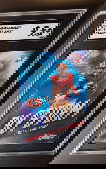 Trey Lance 2021 Panini Absolute By Storm Rookie Card BST-3 SGC 9.5