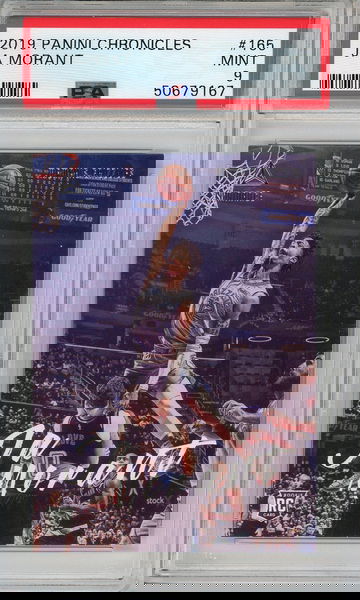 2019 Chronicles Luminance 165 Ja Morant PSA 9 Rookie RC