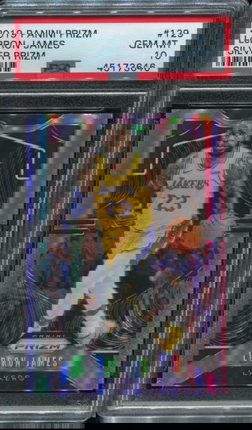 Lebron James Prizm Silver PSA 10