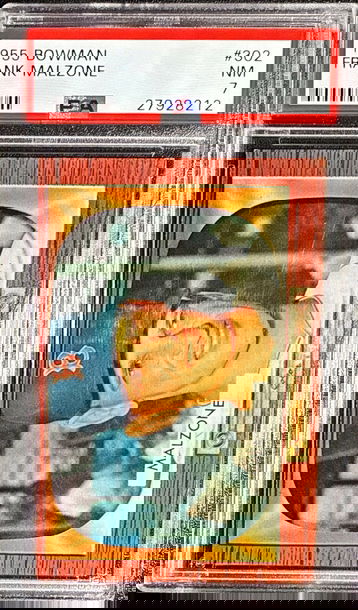 1955 Bowman Frank Malzone RC #302 PSA 7 NM