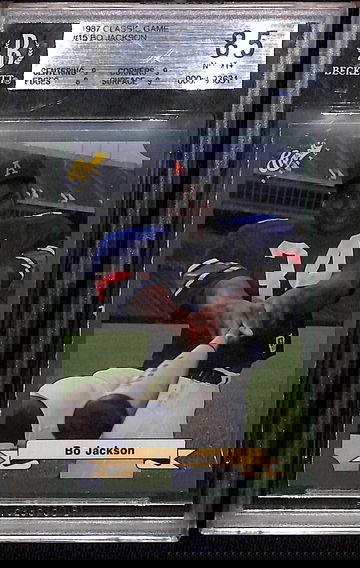 1987 Classic Game Bo Jackson BGS 8.5