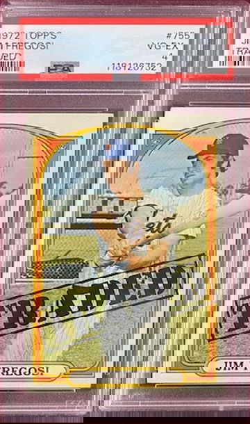 1972 Topps Jim Fregosi ( NEW YORK METS ) PSA 4 TRADED HIGH NUMBER Card #755!