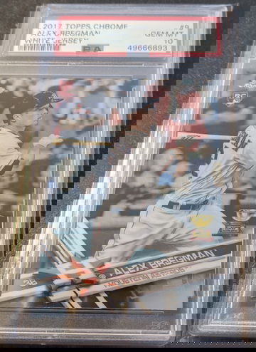 2017 Topps Chrome White Jersey Alex Bregman PSA 10 