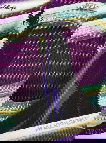 2025 Topps Chrome Disney Maleficent #119 Purple Wave Refractor /75