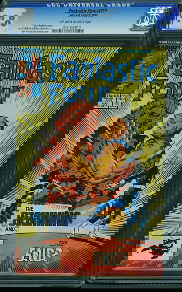 FANTASTIC FOUR #317, CGC 9.8 NM/MT