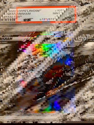 2020 Topps Chrome Trent Grisham Refractor PSA 9