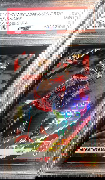 2019 Panini Donruss Optic Mike Evans #92 Black Pandora PSA 9 MINT 