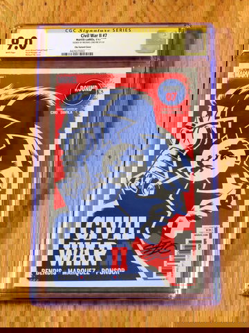 CIVIL WAR II #7 CHO VARIANT CGC SS 9.0 2017 Signature Series signed Michael