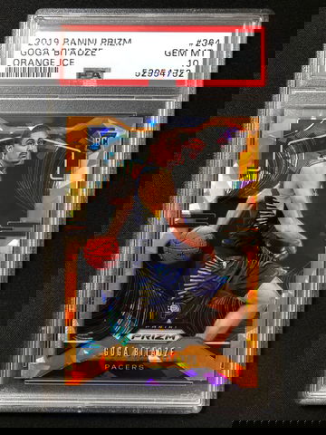 2019 Panini Prizm - Goga Bitadze - Rookie Orange Ice PSA 10