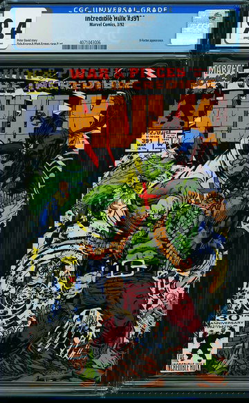 INCREDIBLE HULK #391, CGC 9.4 NM