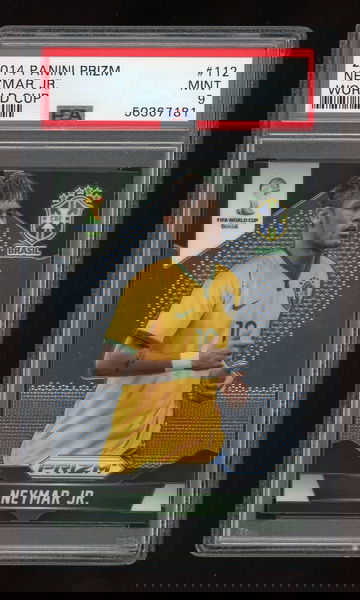 2014 Panini Prizm World Cup Neymar Jr. 112 PSA 9
