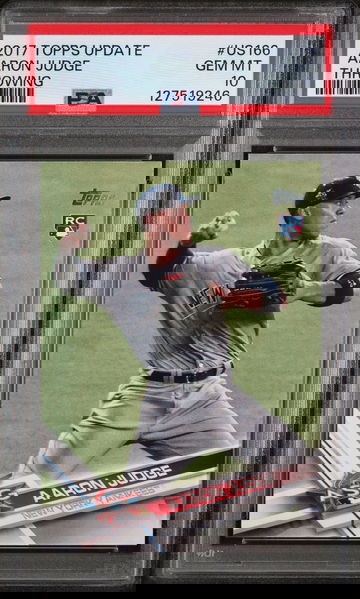 2017 Topps Update Throwing Aaron Judge #US166A PSA 10