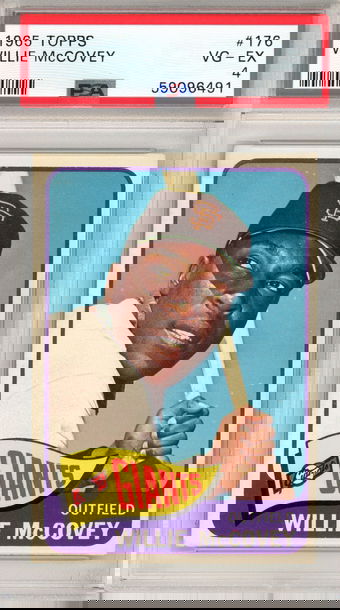 1965 TOPPS WILLIE MCCOVEY PSA 4