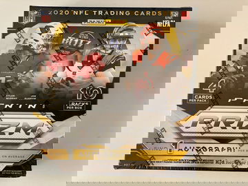 One (1) 2020 Panini Prizm Football NFL Mega Box Neon Green Pulsar